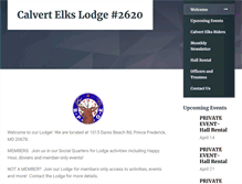 Tablet Screenshot of calvertelks.com